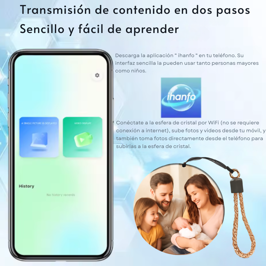 Esfera de Cristal 3D Versión Wifi