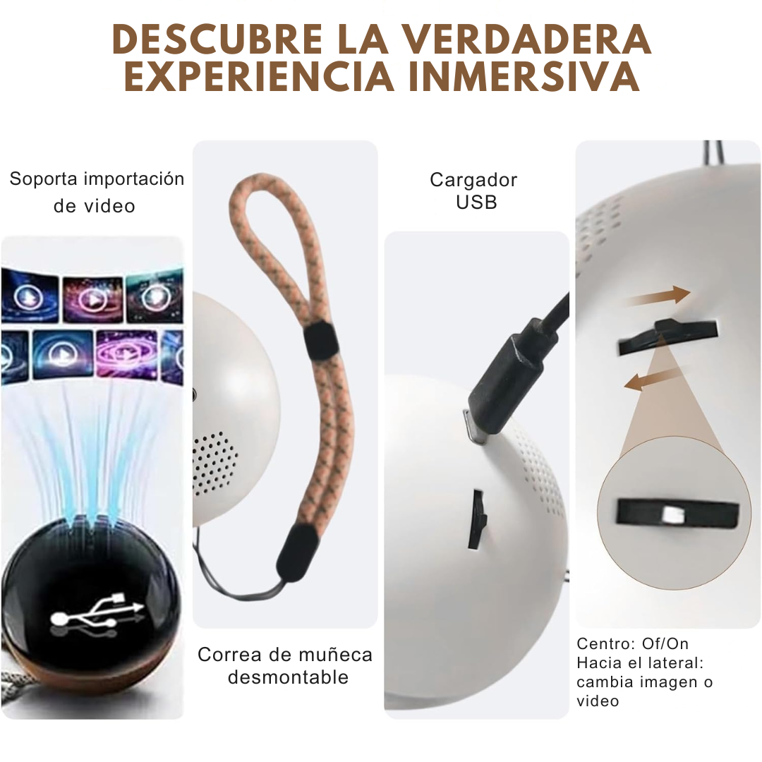Esfera de Cristal 3D Versión Wifi